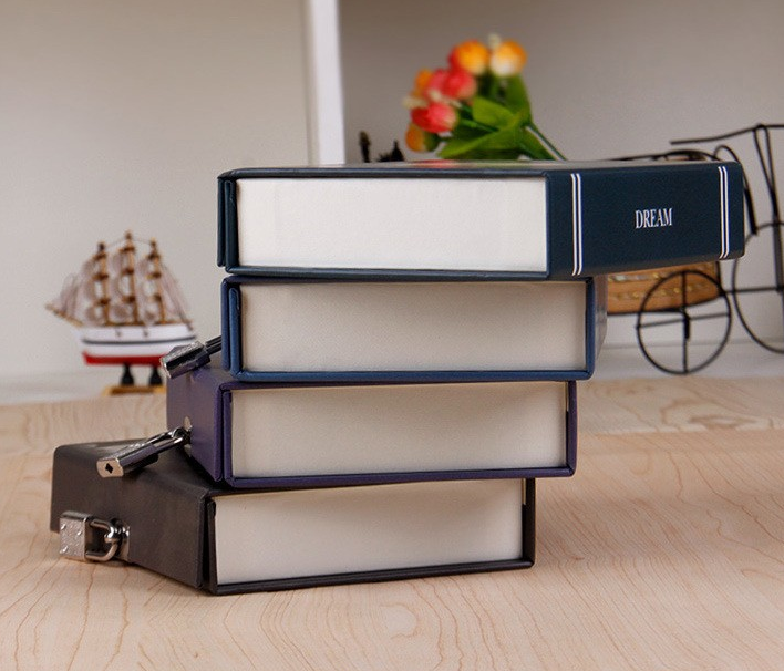 Journal avec carnet de notes de verrouillage