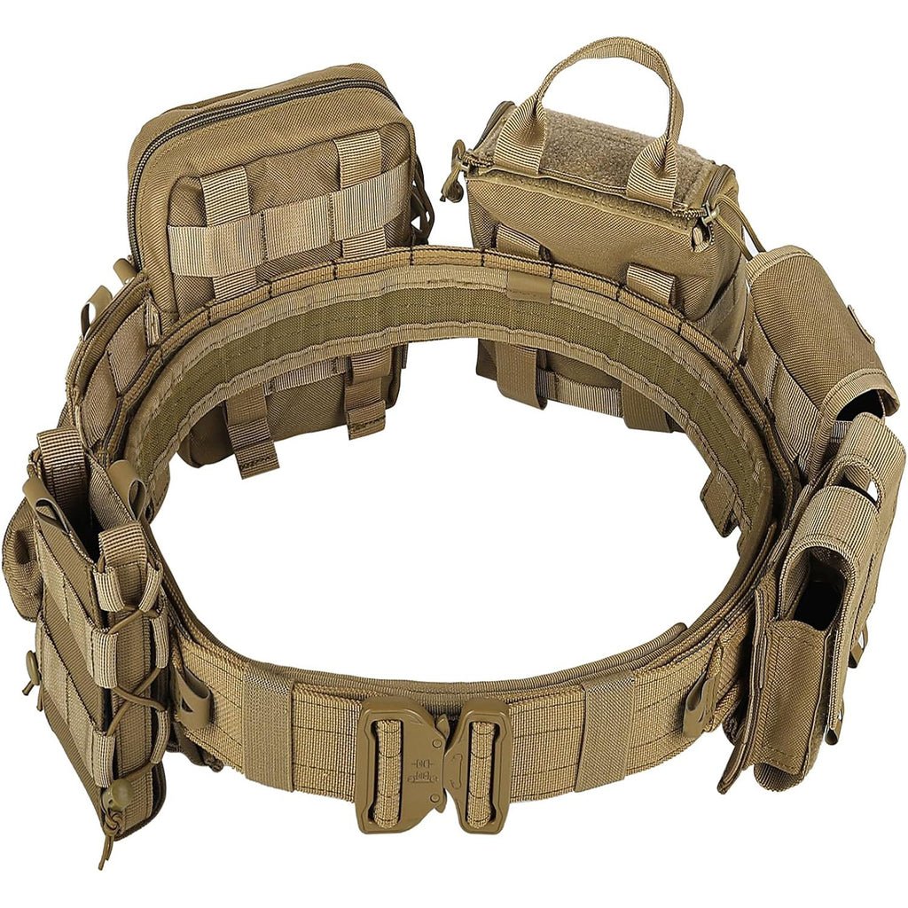 Seal de taille Huit pièces Set Quick Release Equipment Waist Bag Outdoor Patrol Multifonction
