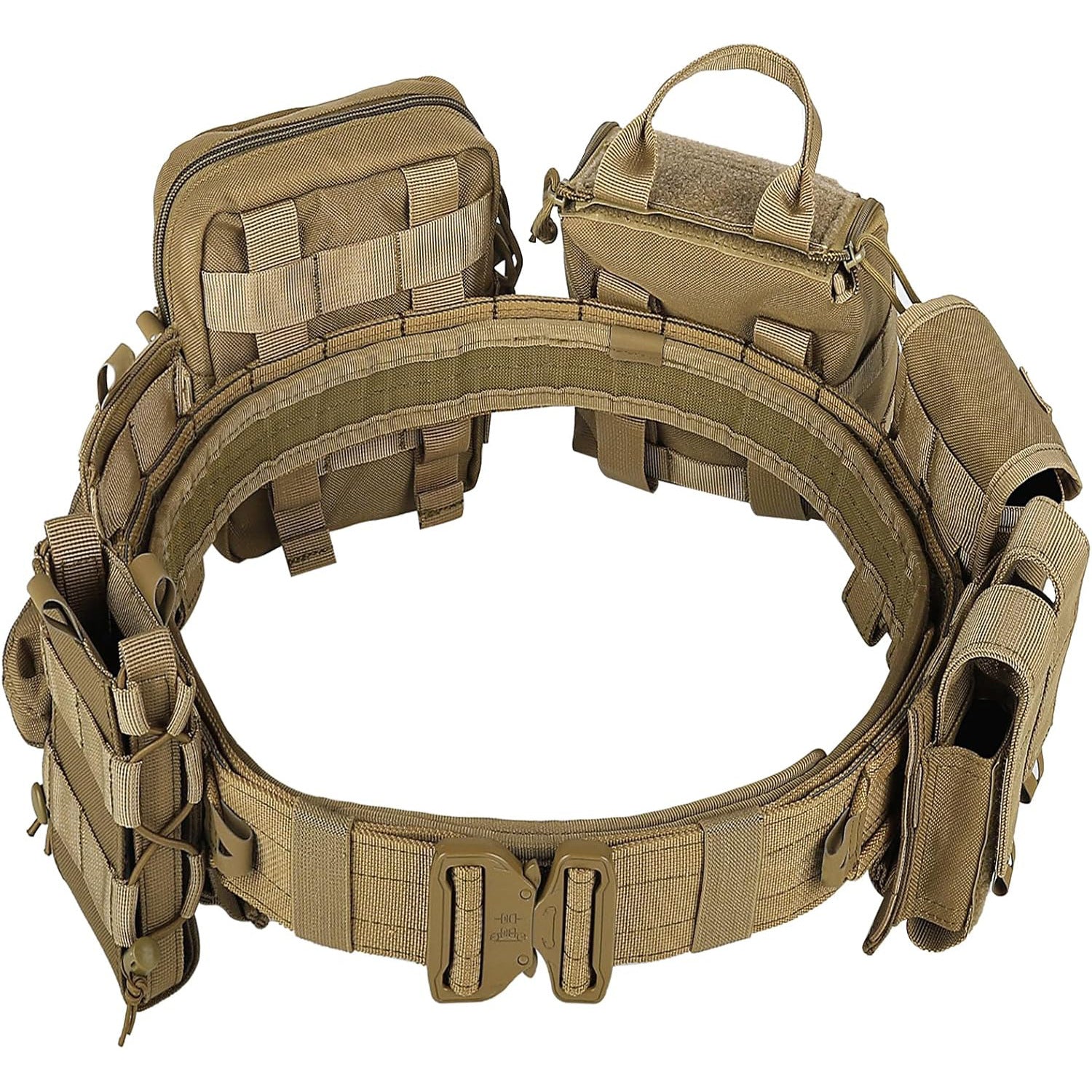 Seal de taille Huit pièces Set Quick Release Equipment Waist Bag Outdoor Patrol Multifonction