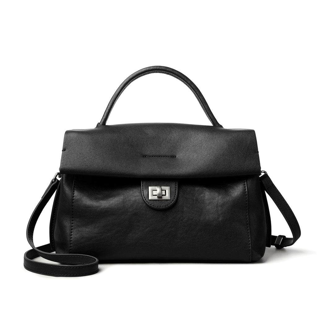 Sac de navette en cuir haut de gamme pour petites cadres