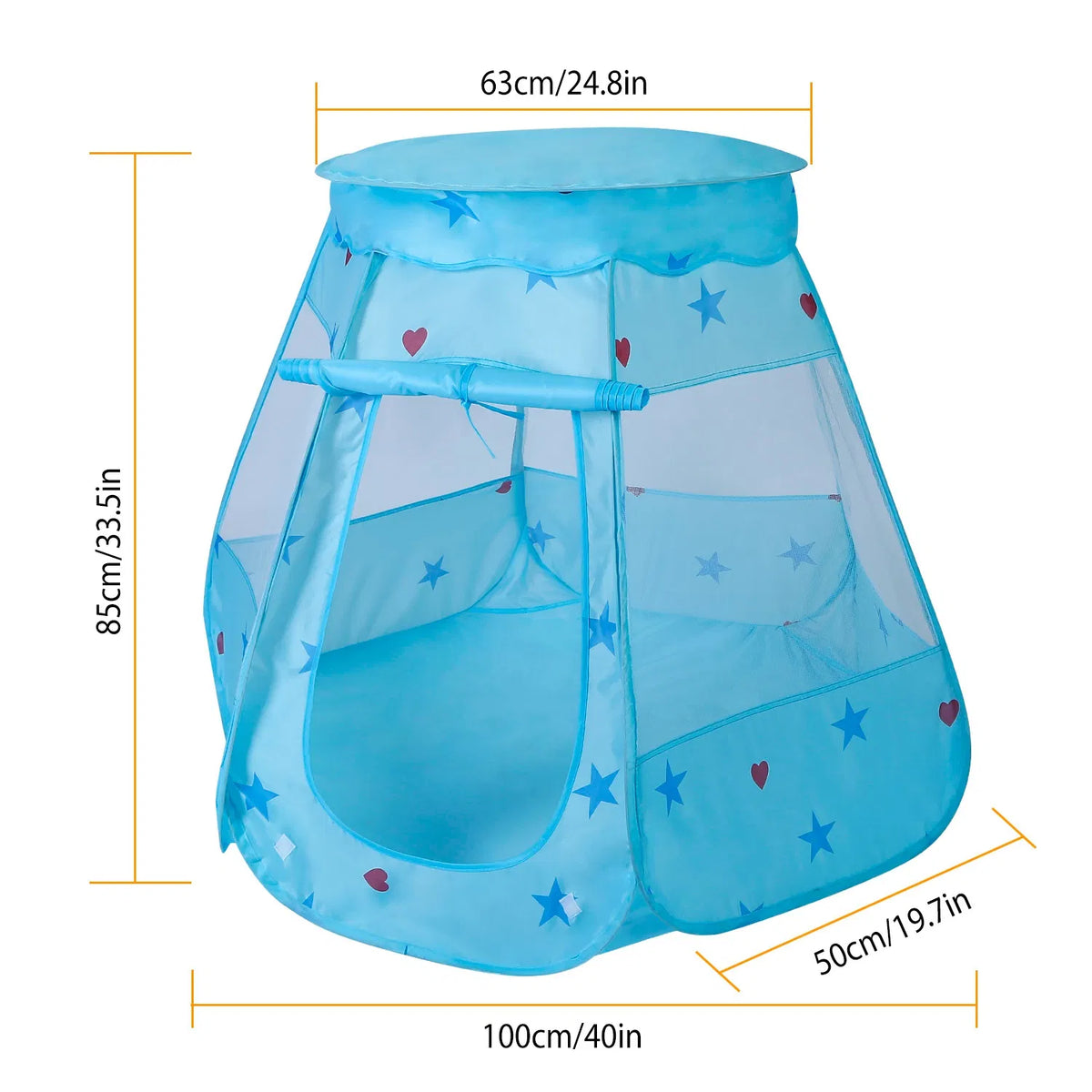 Enfants Pop Up Jeu Tente Prince Prince Princess Toddler Jouer Tente Intérieur Extérieur Château Jeu Jouer Te