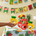 20 Mini boîtes cadeaux avec fenêtre 3D en forme d'ananas de pomme Boîte de cuisson Boîte de traitement de papier Contai