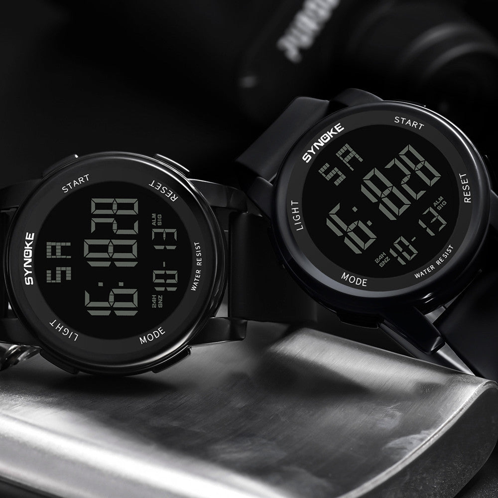 Montre électronique sport de plein air pour homme pour la natation