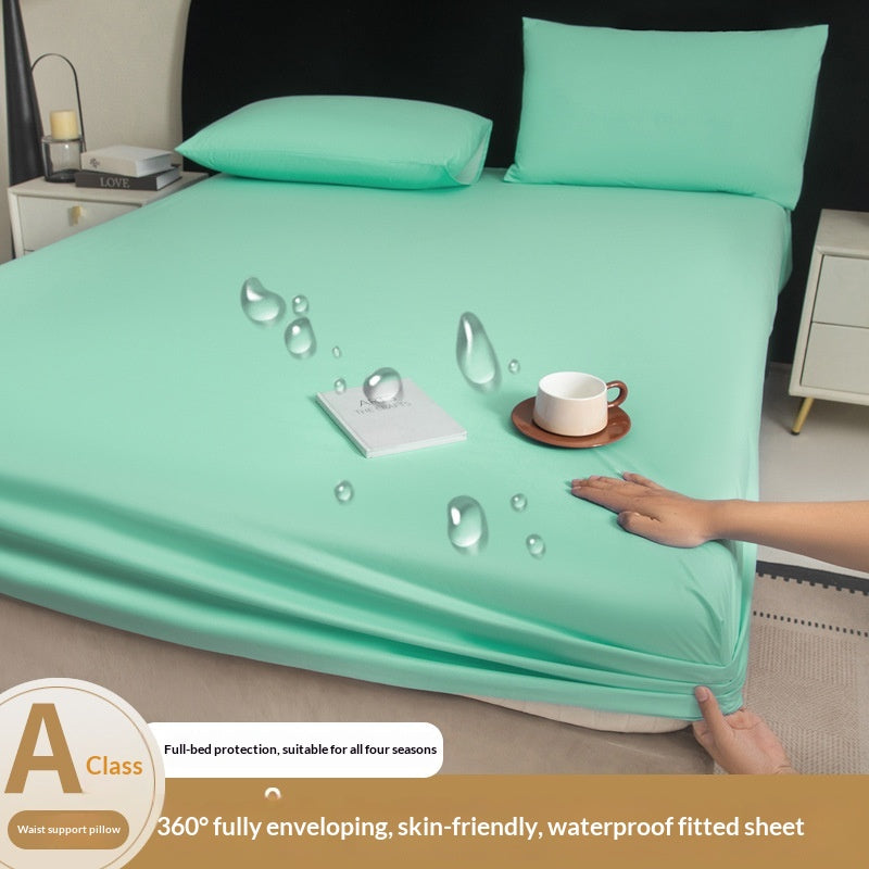 Brushed Imperméable Fitted Sheet Couverture de protection adaptée à la peau