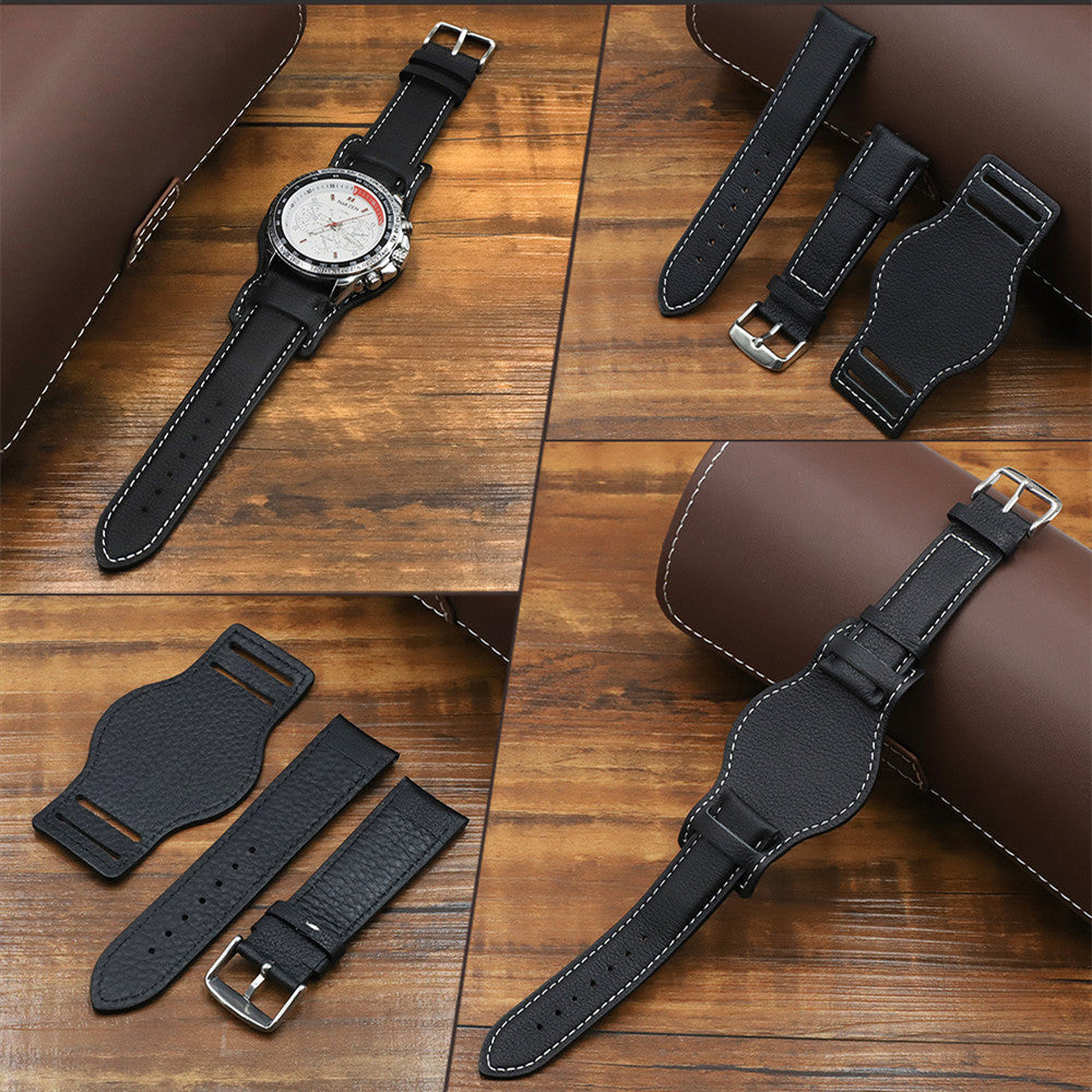 Accessoire en cuir en première couche