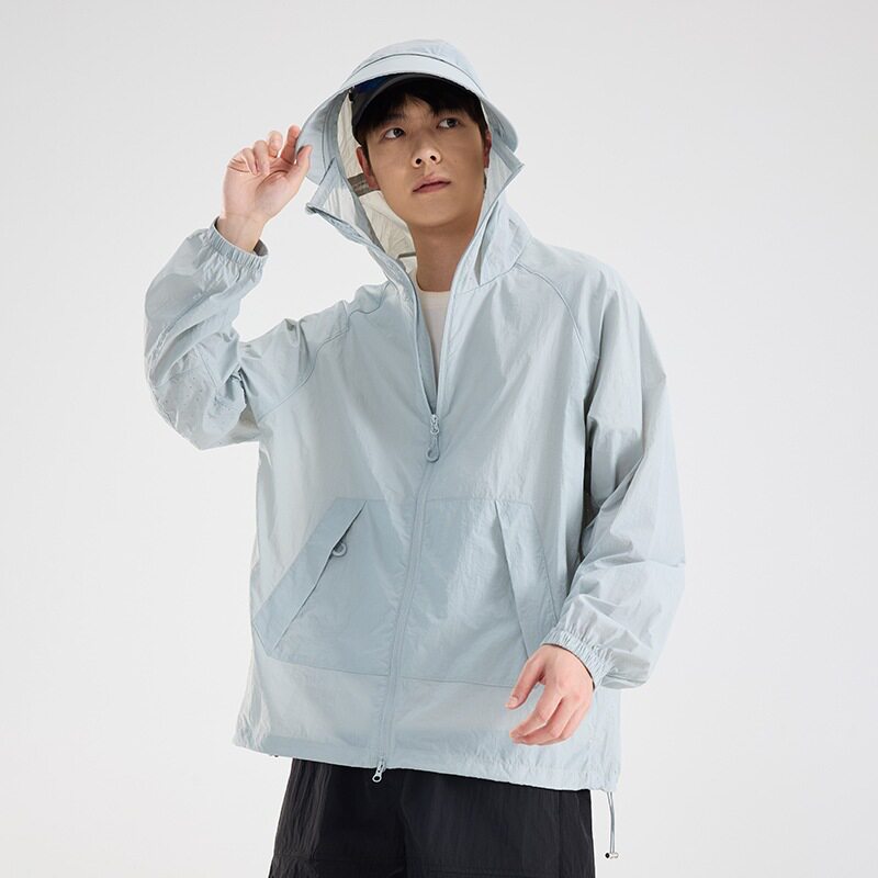 Vêtements de protection solaire en silex glacé Veste de soleil de style montagne légère