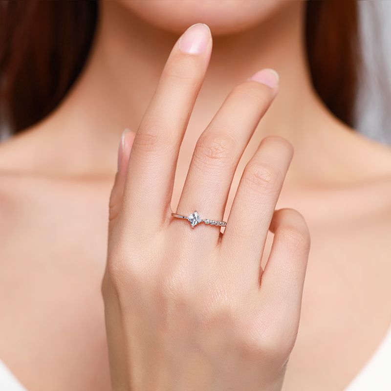 Personnalité Niche Design Anneau Argent Sterling