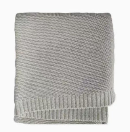 Nom brodé Baby tricoté coton Nap Personnalité Canapé Blanket