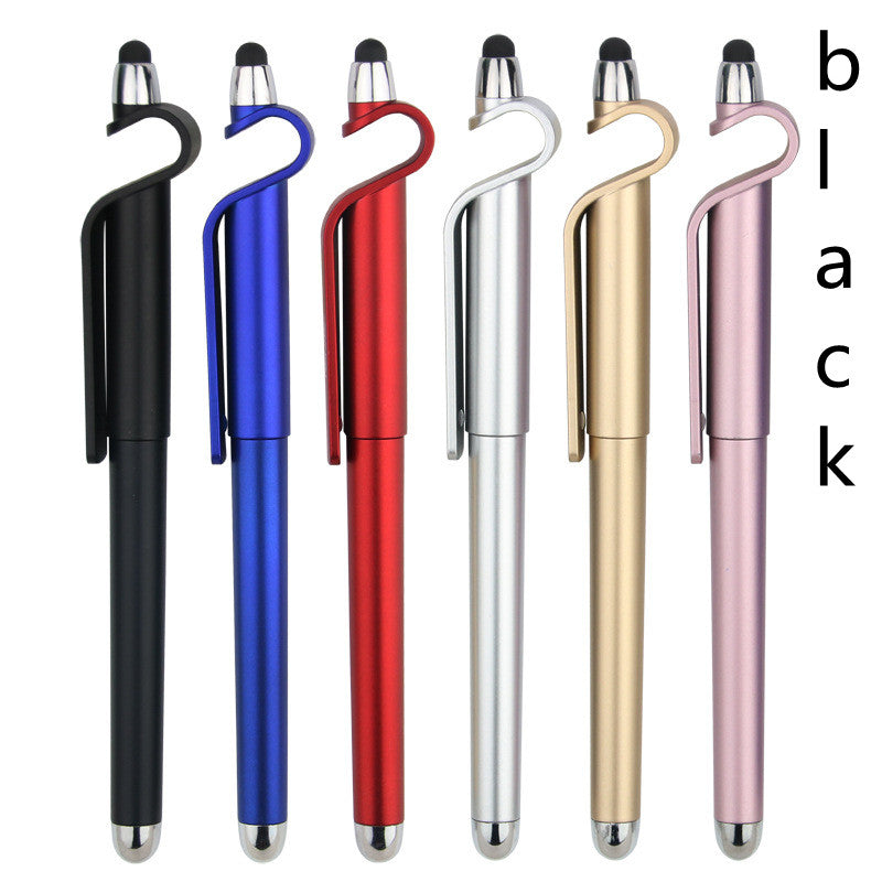 Stylo d'écran tactile pour support de téléphone mobile multifonction