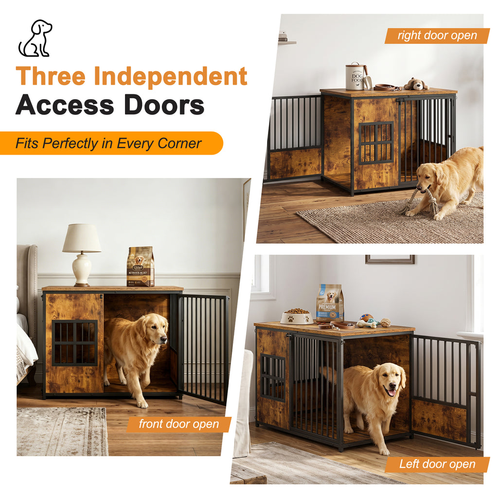 Meubles de caisse de chien en bois