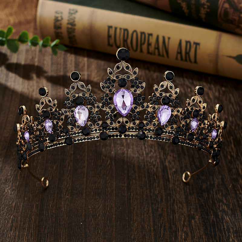Strass Headband Alliage Couronne Robe de mariée Accessoire
