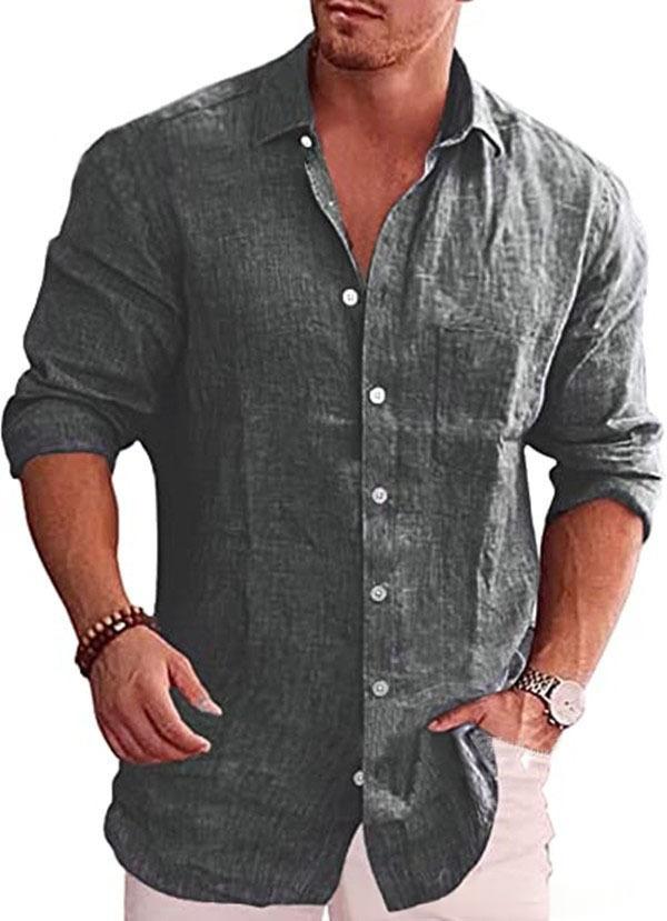 Linge de maison longue manches manches manches longues chemise casual