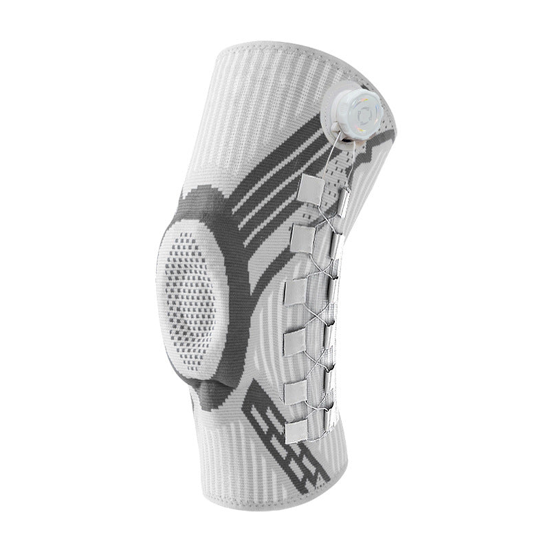 Silicone réglable à amortisseur de course à l'extérieur du genou de sport Knob-Style