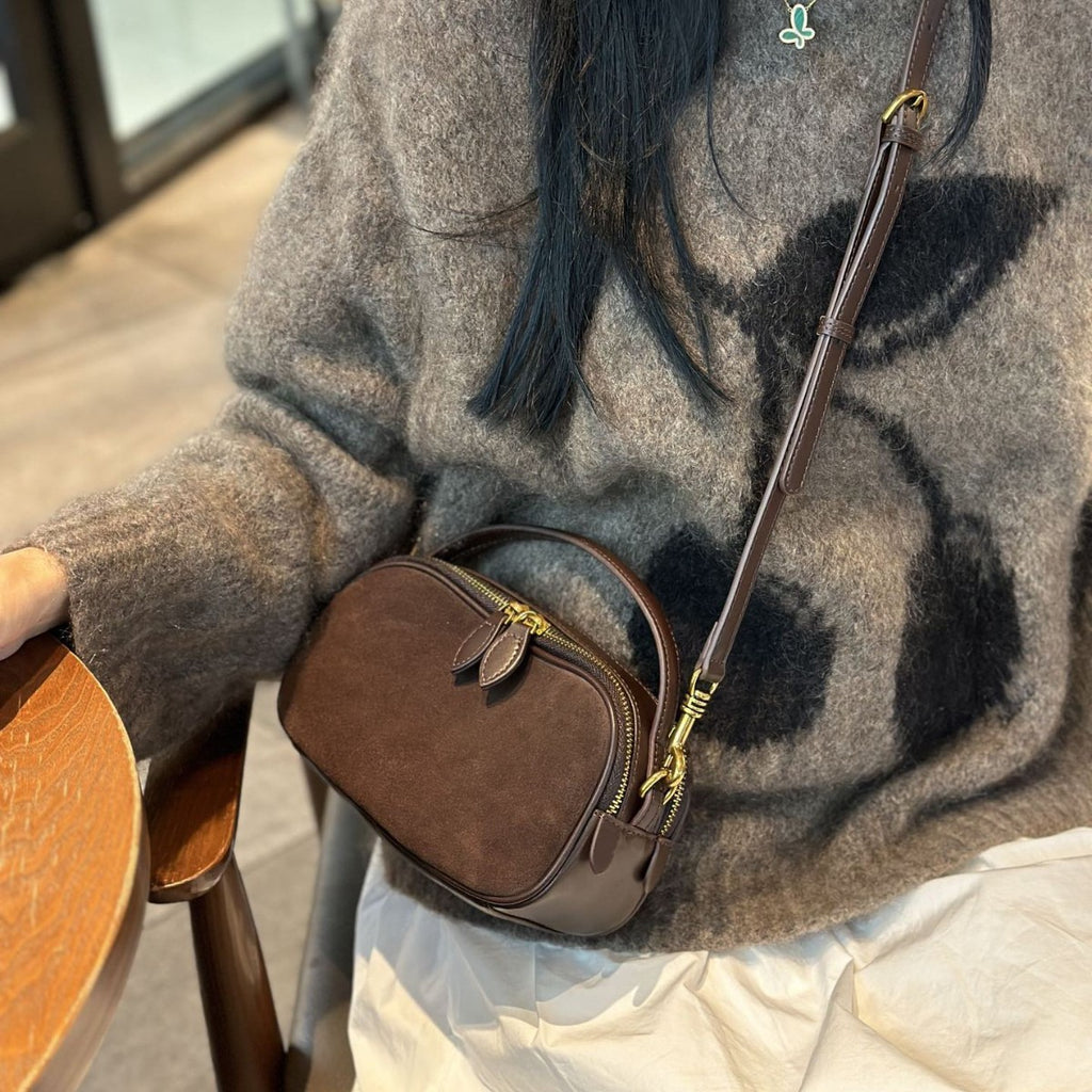 Sac camera Matte Cowhide personnalisable et sac de bowling