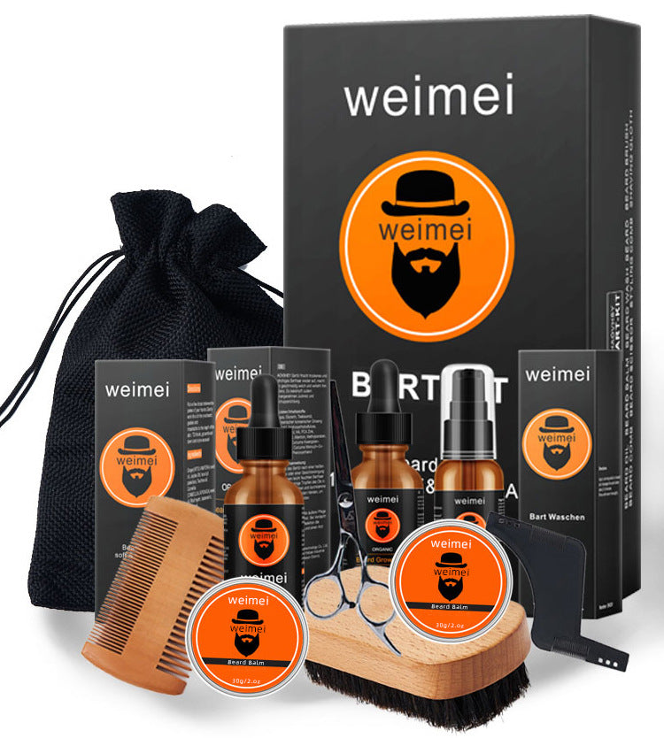 Glycérine pour homme Ensemble 9 pièces Effet rapide hydratant