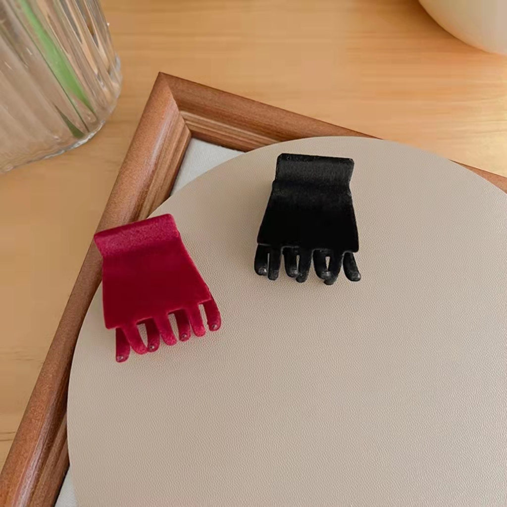 Petite taille Grip Flocing High Ponytail Anti-effondrement Correct Gadget