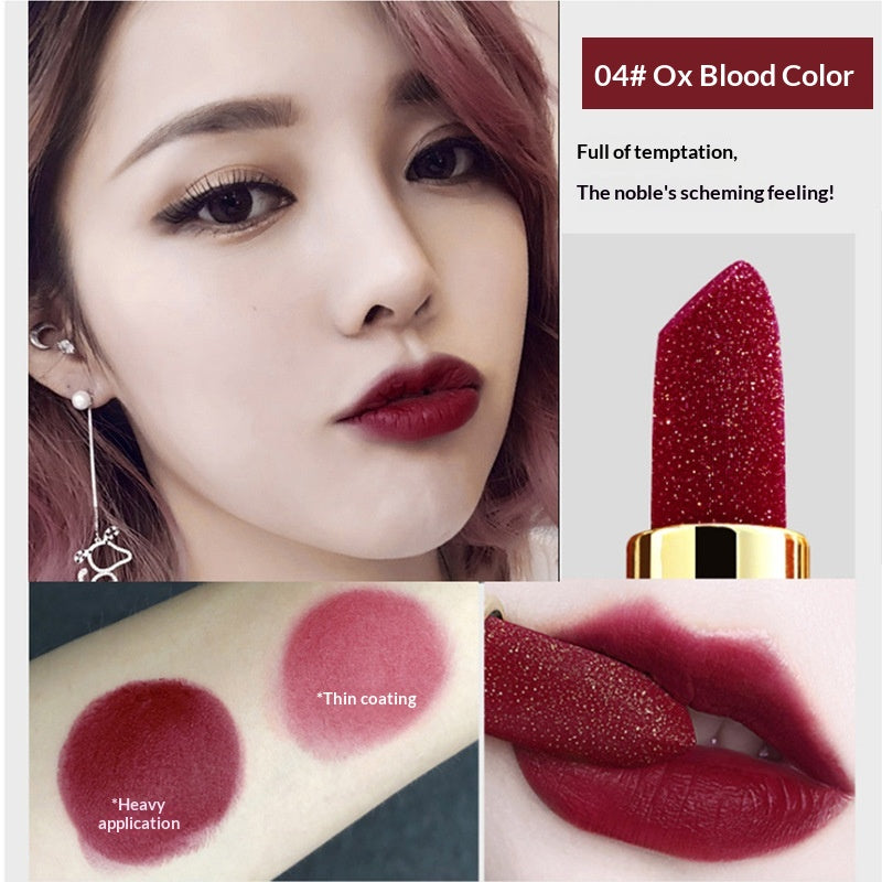 Petit Golden Diamond Shimmer Rouge à lèvres Velvet Matte Opacité