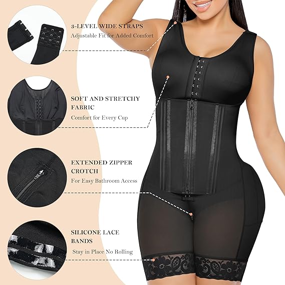Superbust Fajas Colombianas Shapewear pour femmes Tummy Control Body Shaper Girdles Post Surg