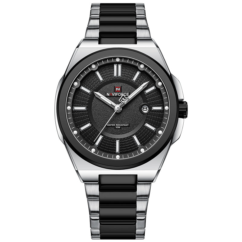 Elegant and simple steel watch for men
