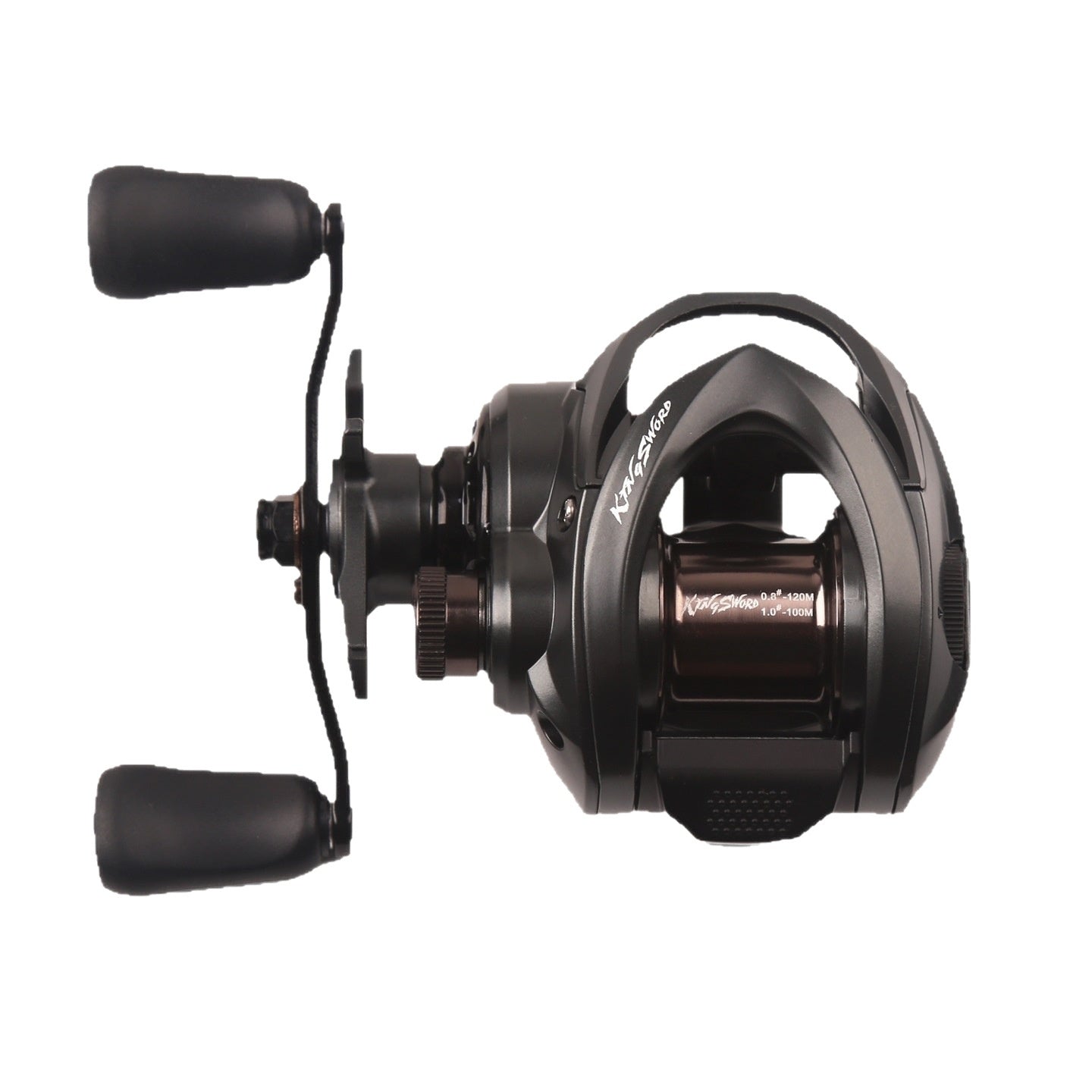 Bobine de baitcasting ultra-légère en fibre de carbone