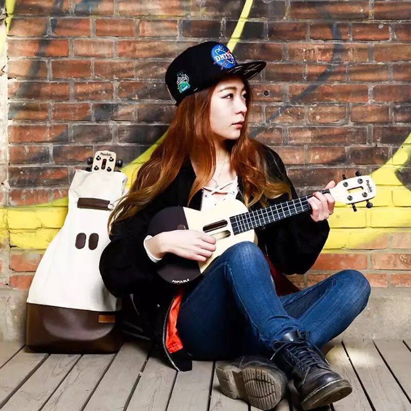Smart Ukulele U1 Learning Spruce Gift Package Game Entrée Smart APP Petite guitare