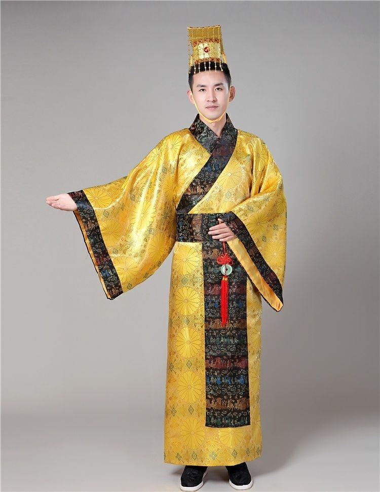 Costume antique de l'empereur de la dynastie Tang