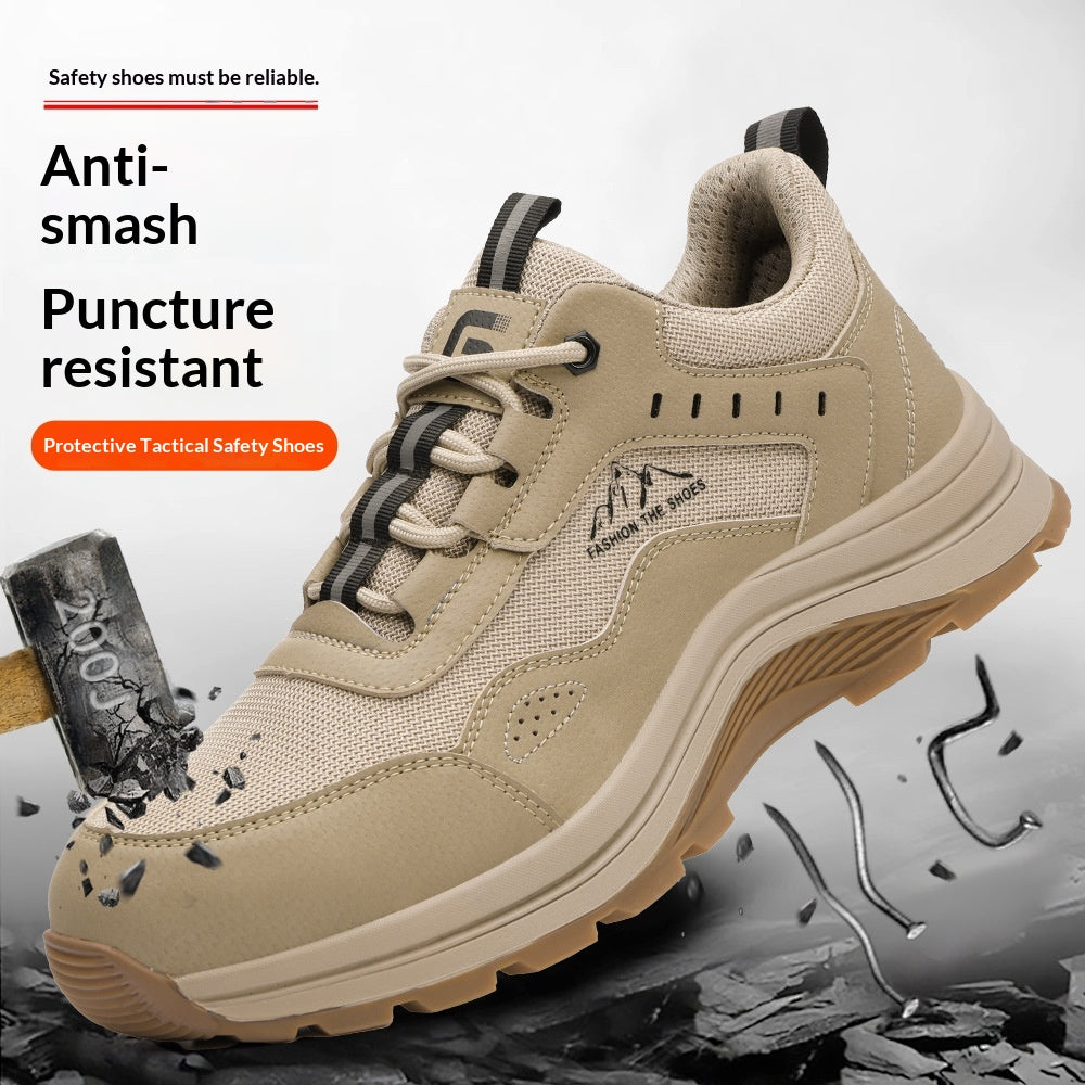 Chaussures de travail respirantes pour l'anti-smashing et le stabbing des hommes