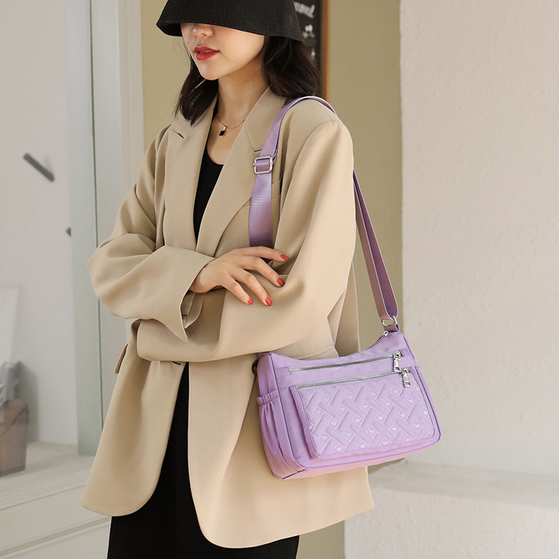Sac transversal à grande capacité portable pour femmes