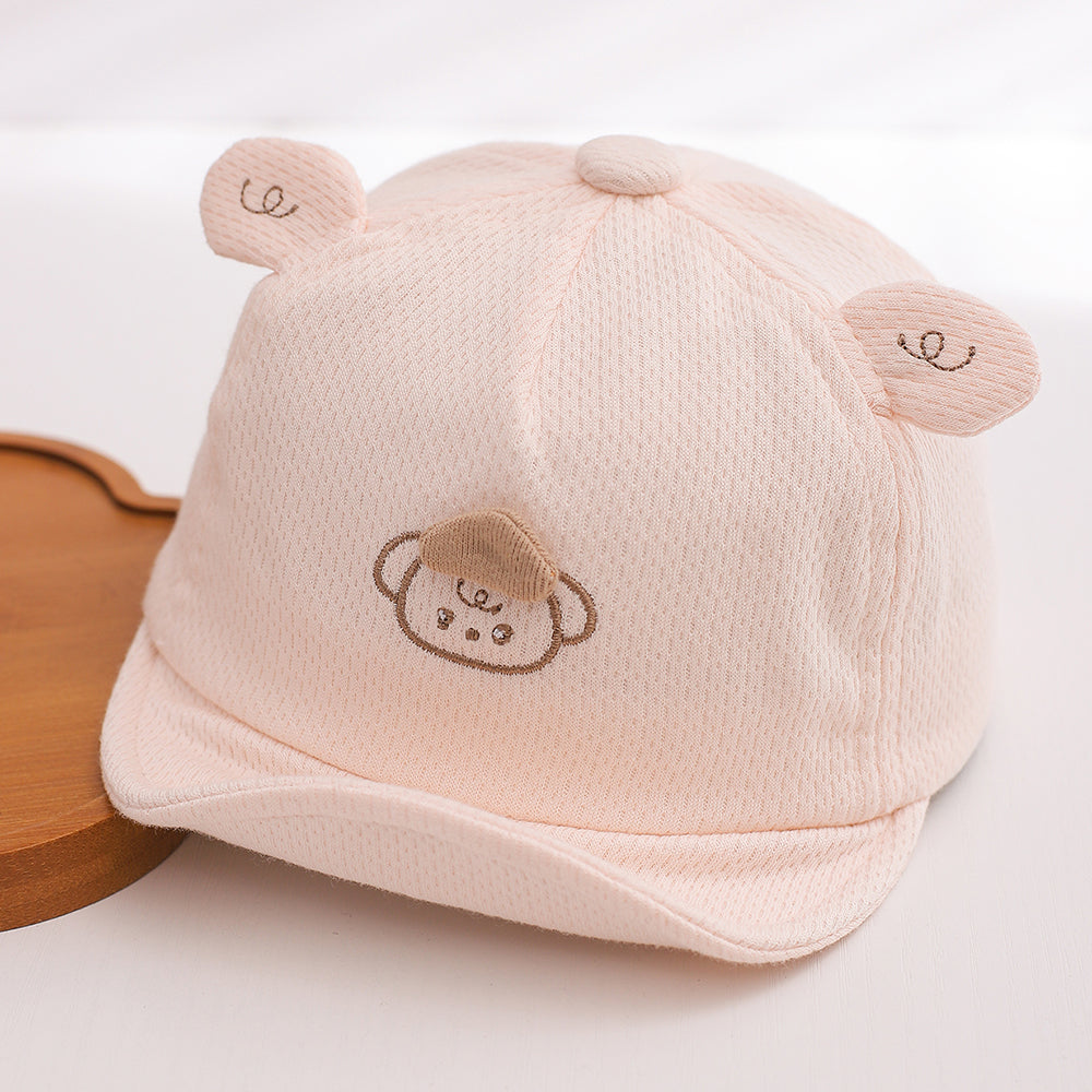 Summer Baby-style Cartoon Teddy Bear Casquette de baseball souple pour la protection solaire extérieure