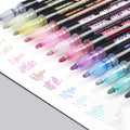 Stylo double ligne couleur stylo compte main