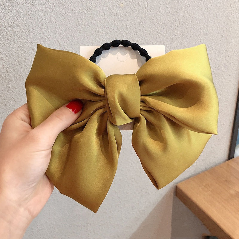 Anneau de cheveux de haute qualité Satin Bow