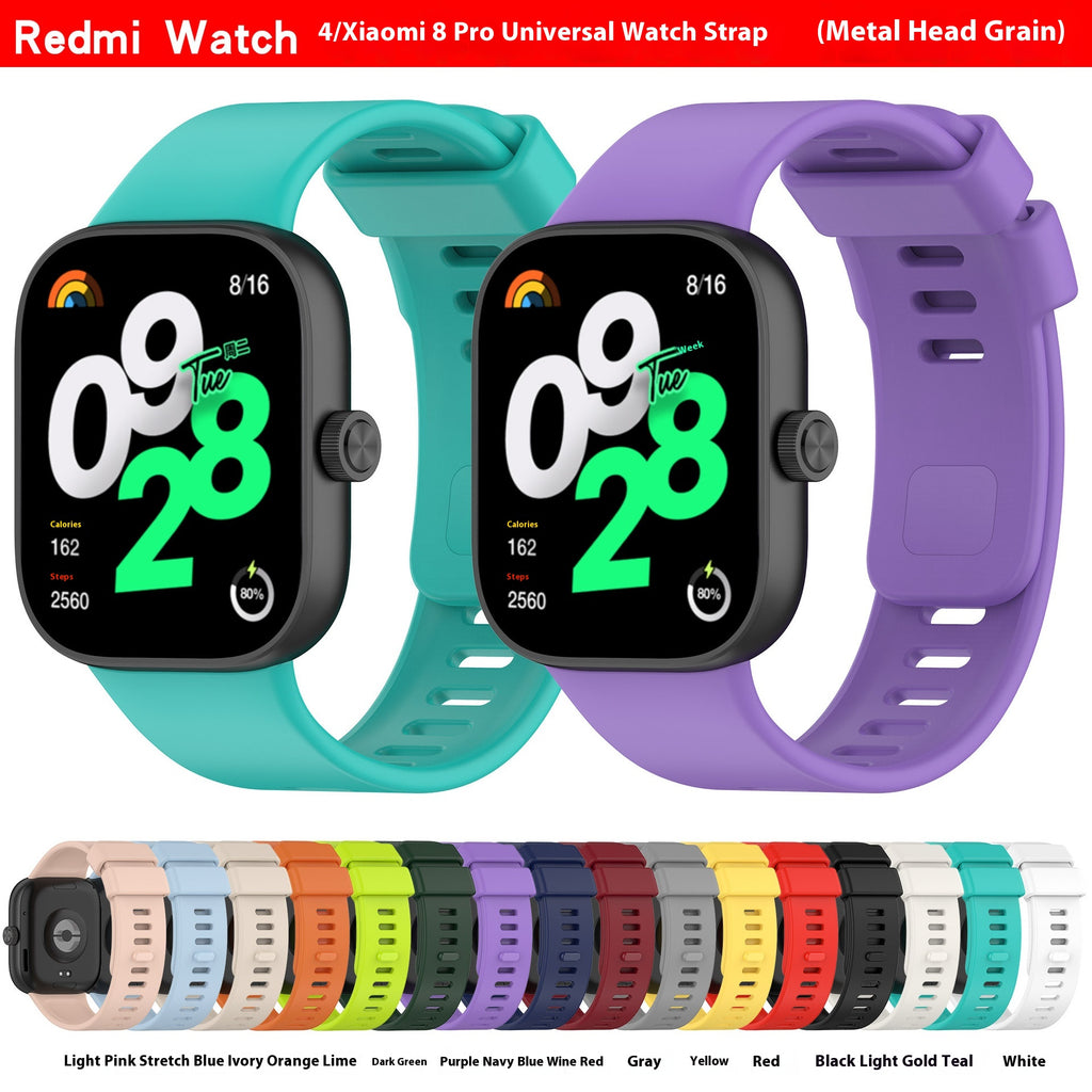 Convient pour Redmi 4 5 Montre Xiaomi 8 9pro Wristband Couleur solide de haute qualité