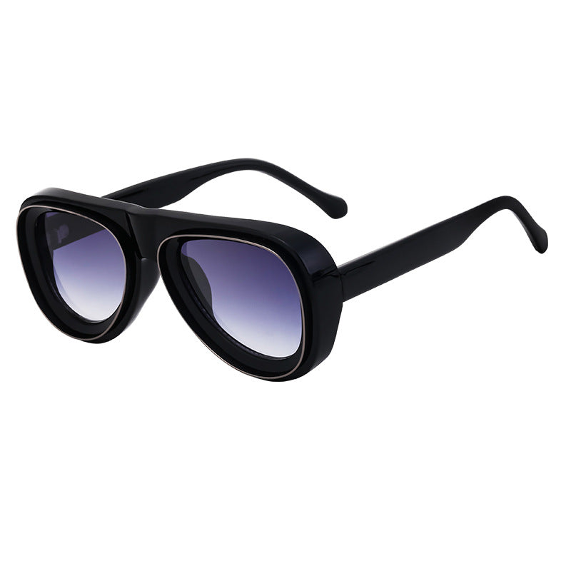 Lunettes de soleil Aviator de style européen et américain pour hommes