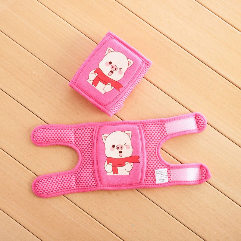 Été mince bébé enfant Crawling Knee Pads