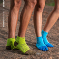 Chaussettes professionnelles à cinq doigts pour marathons extérieurs
