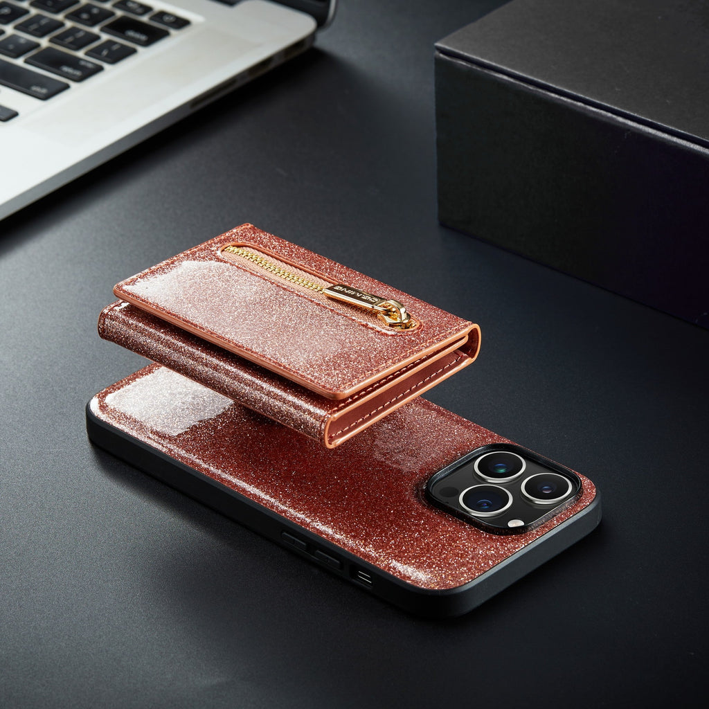 Porte-cartes magnétiques Étui de protection pour téléphone Étui en cuir
