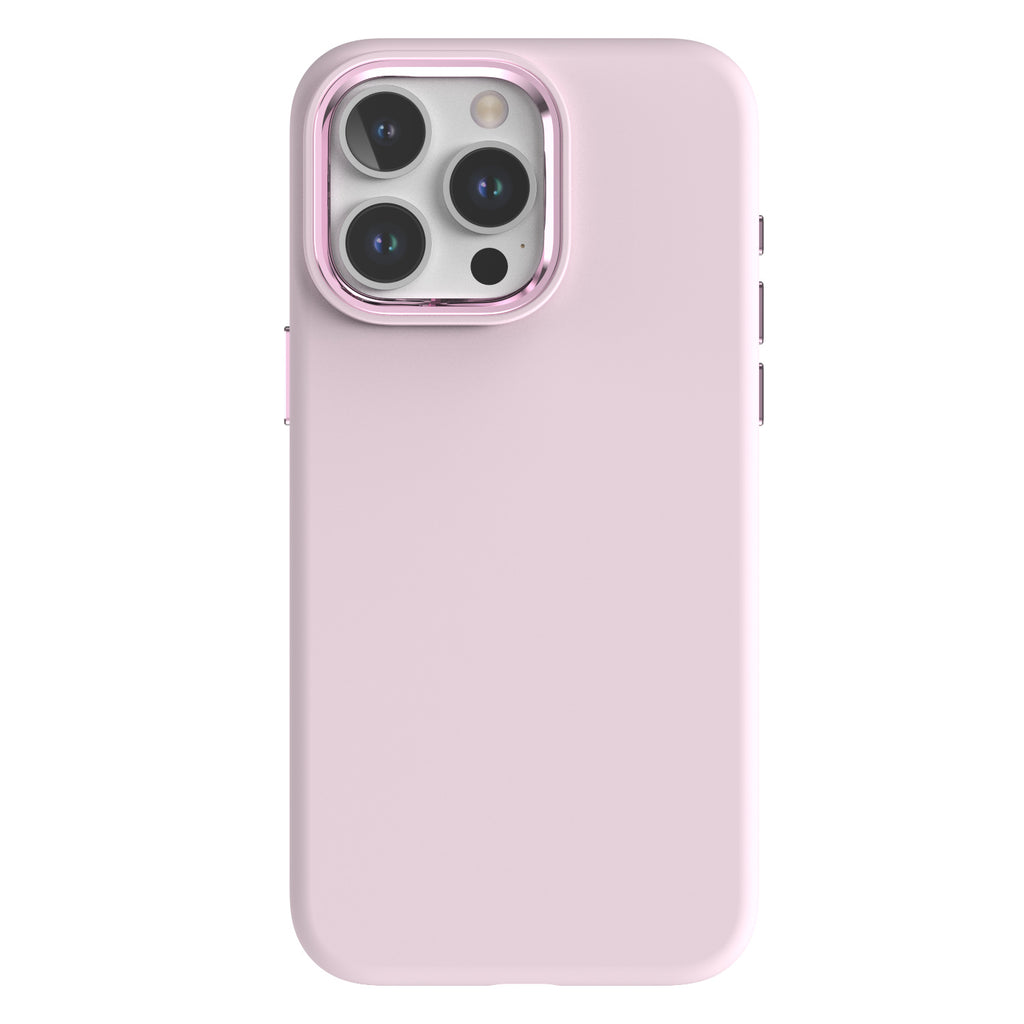 Boîtier de téléphone en métal silicone liquide de couleur pleine couverture