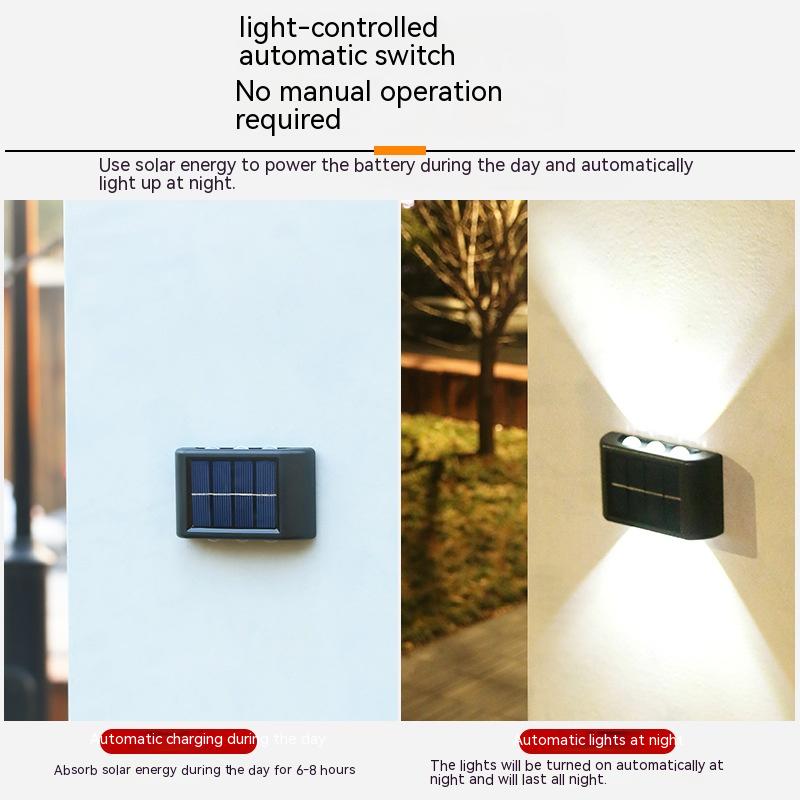 Outdoor solar light household wall lamp