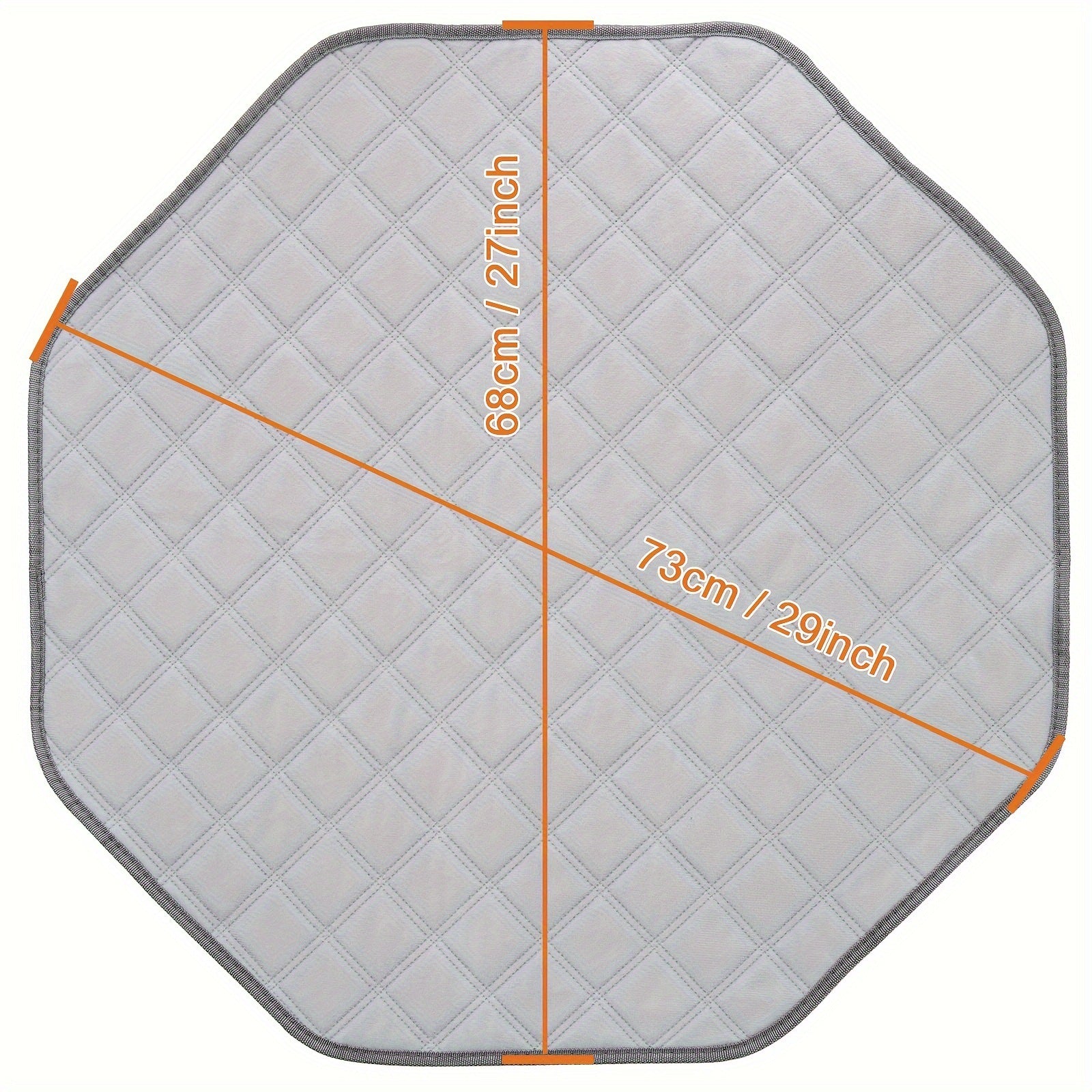 Pad de pot de chien octagonal lavable