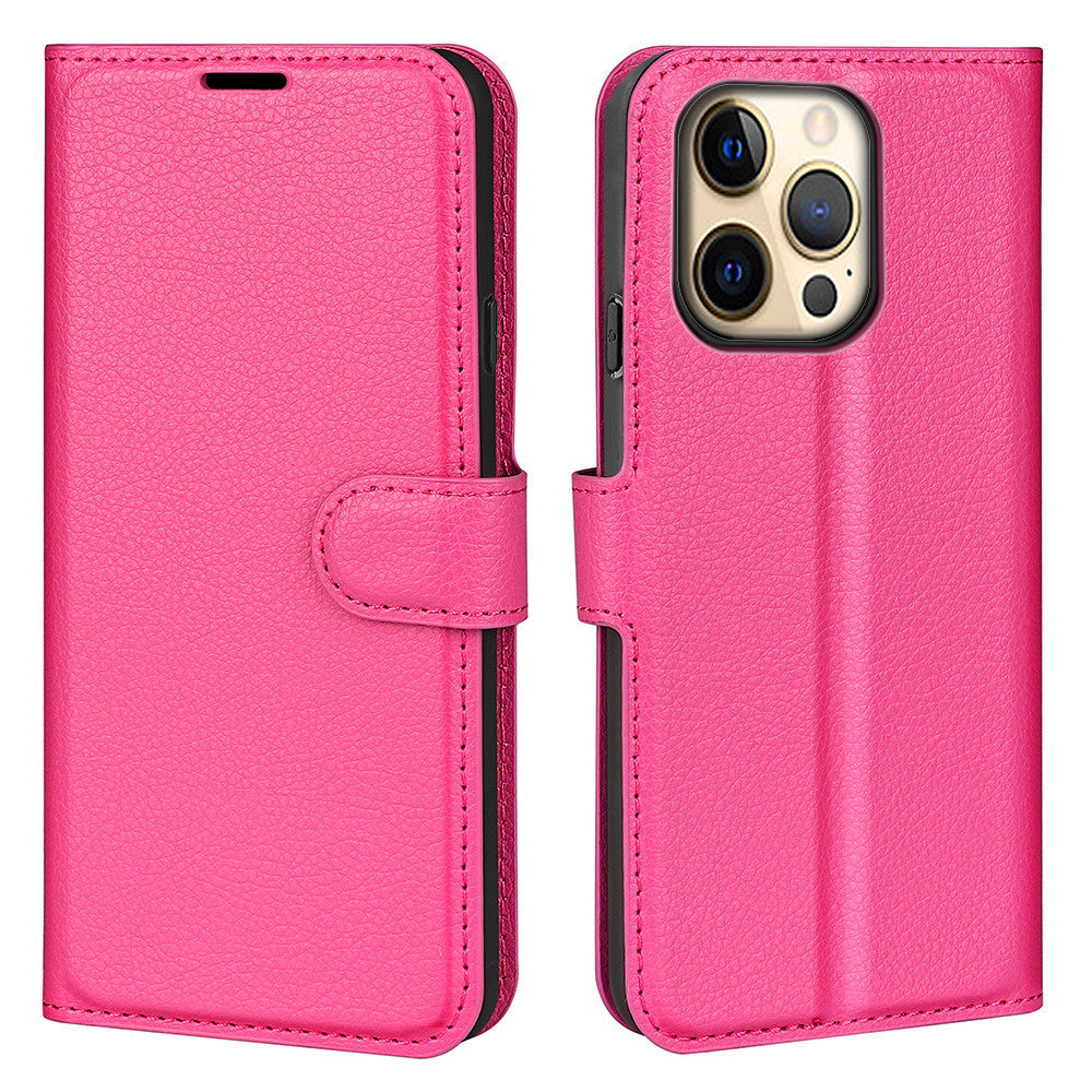 Flip carte fente Lychee modèle cas téléphone