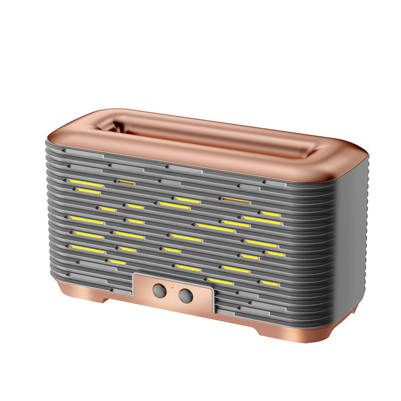 Diffuseur d'arôme de flamme Bureau d'humidificateur Grande Capacité de décoration maison USB
