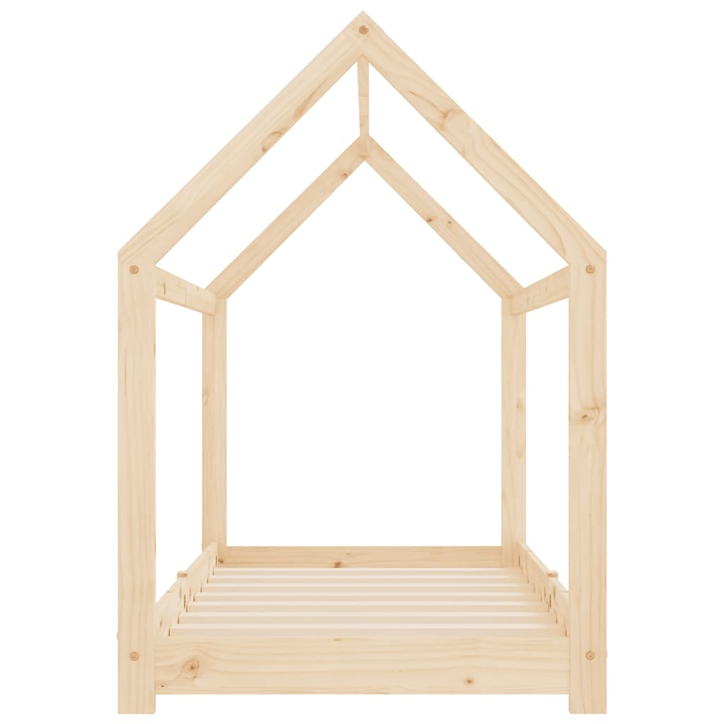 Lit pour enfants Cadre en bois de pin massif Cadre en bois de pin massif