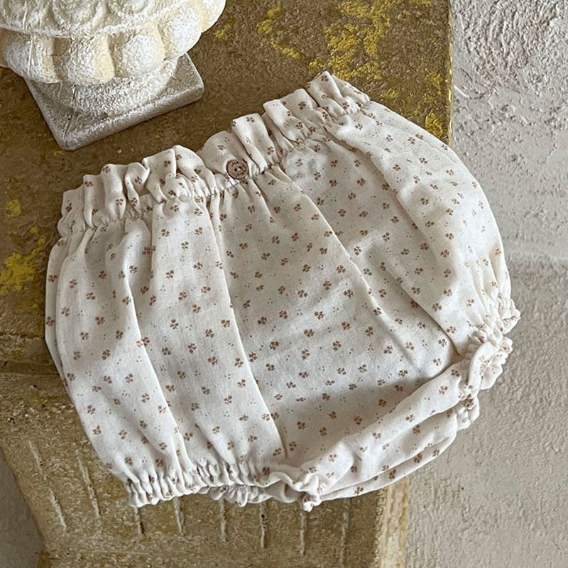 Comfy coverall shorts for babies and toddlers