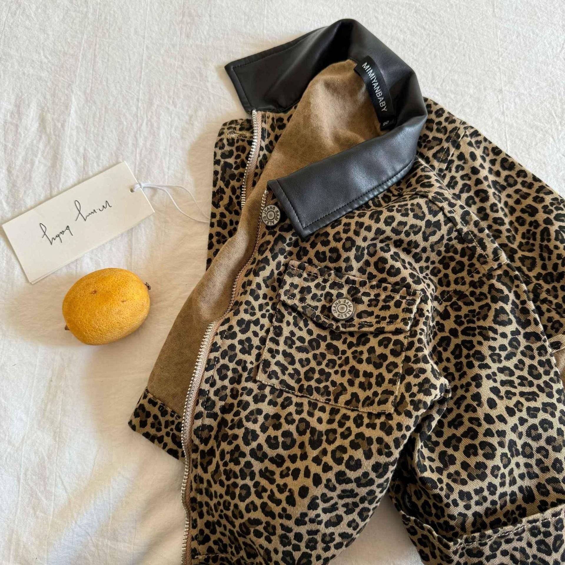 Casual Top tendance veste de poche bébé femmes élégant ins