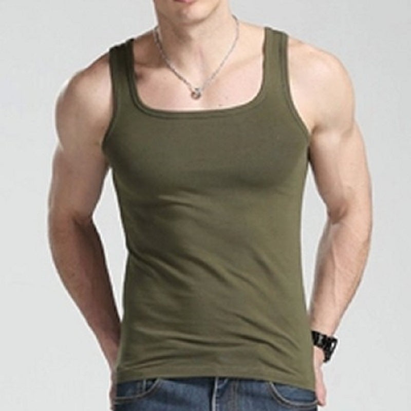 Men's square-collar jacket