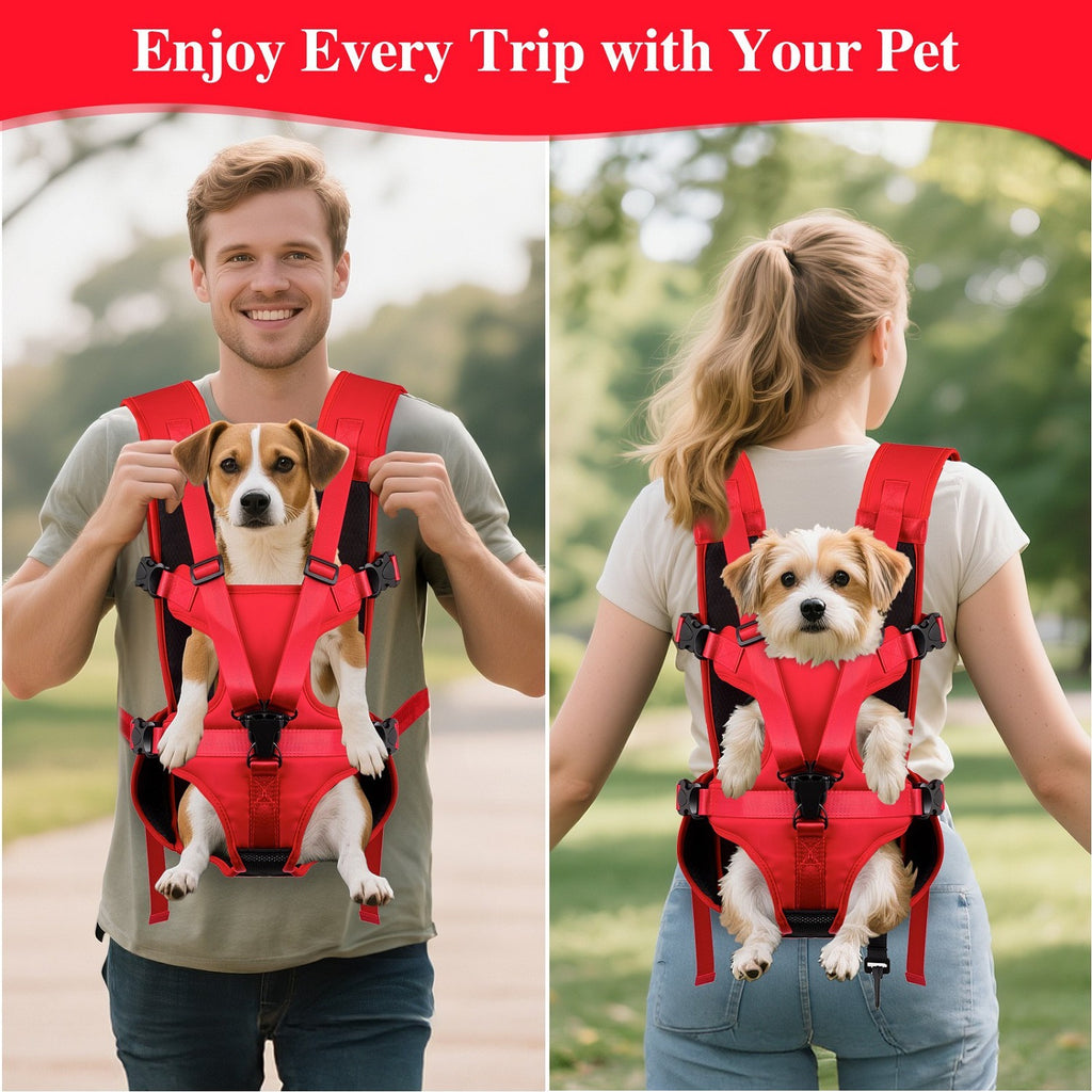 Sac à dos pour animaux de compagnie à quatre pattes enroulé pour petits chiens