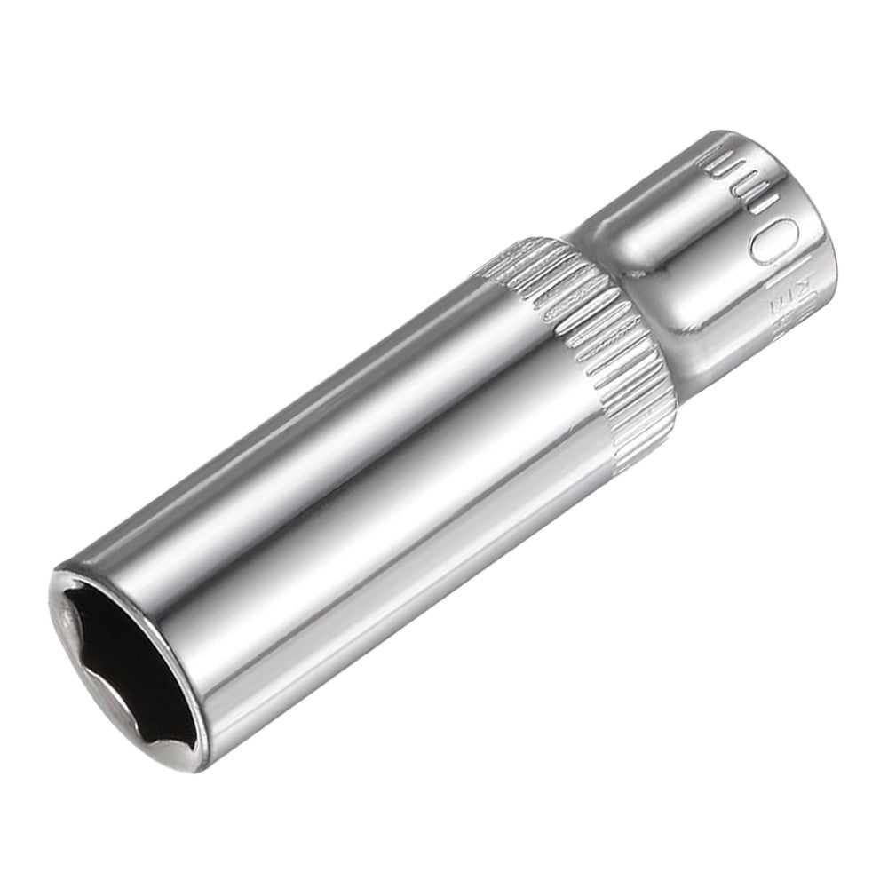 4Pc DEEP SOCKET FIXER CHROME SOCKET MÉTRIQUE PLATE 10mm GARAGE RACK TITULAIRE
