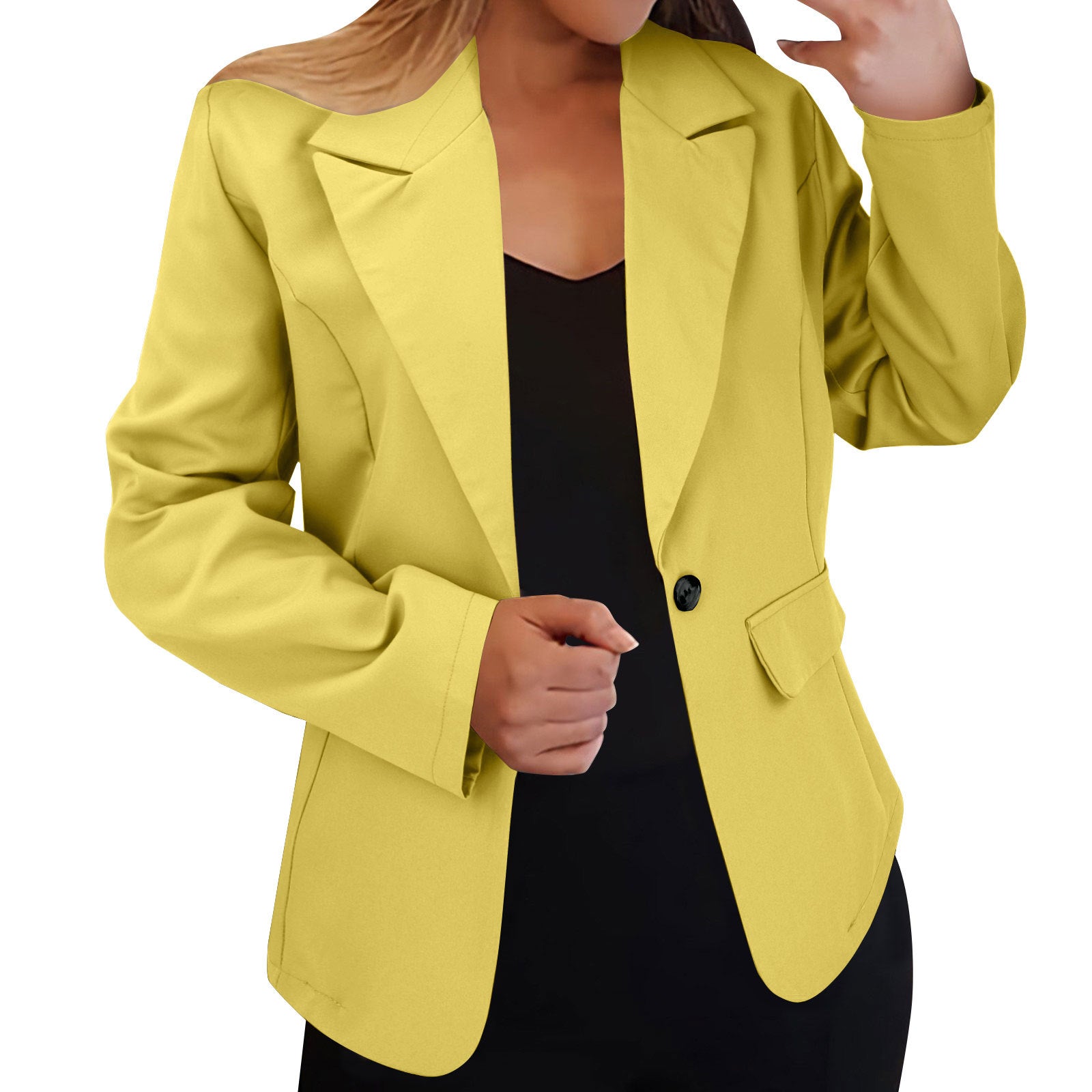 Veste de blazer de cardigan à manches longues d'automne pour femmes