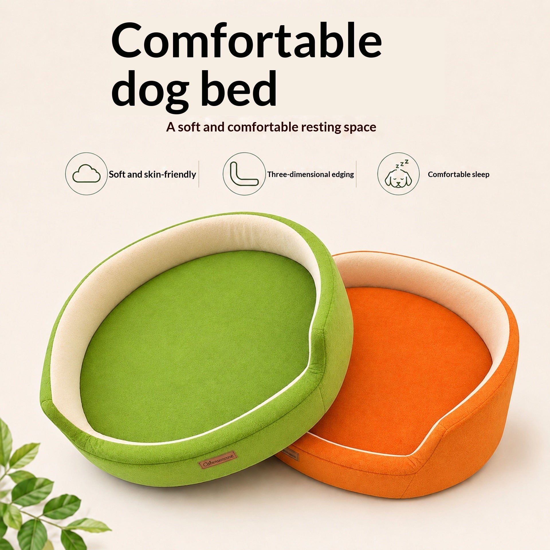 Neste de chien chaud d'hiver épaissé avec velours quatre saisons Universal Climatisation Chambre Pe