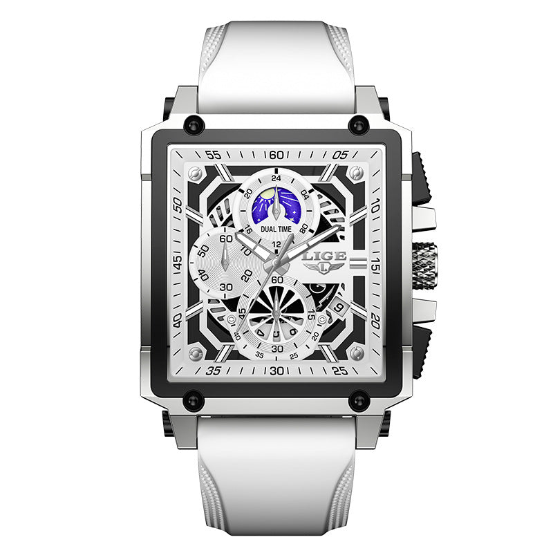 Mode Design Waterproof Quartz Square Montre